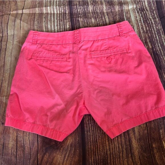 J. Crew Hot Pink Chino Shorts Size 2 - Picture 4 of 5